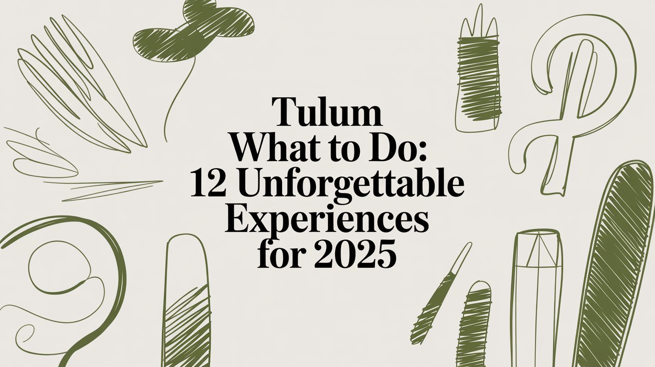 Tulum What to Do: 12 Unforgettable Experiences for 2025