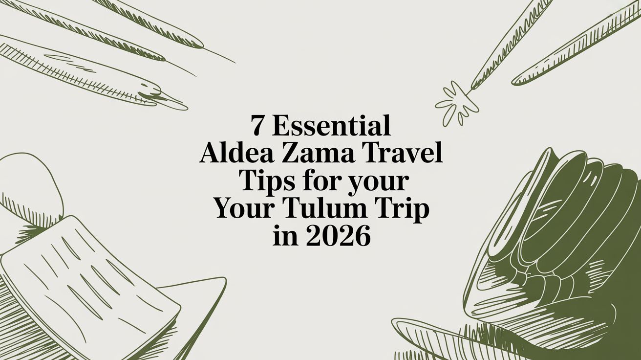 7 Essential Aldea Zama Travel Tips for Your Tulum Trip in 2026