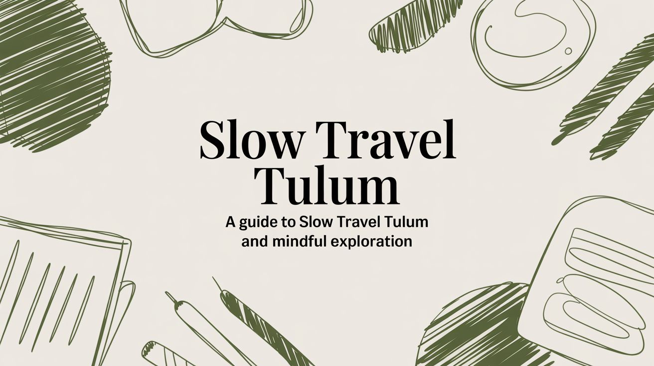 Slow Travel in Tulum: A Guide to Mindful Exploration