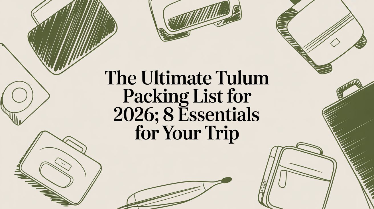 The Ultimate Tulum Packing List for 2026: 8 Essentials for Your Trip