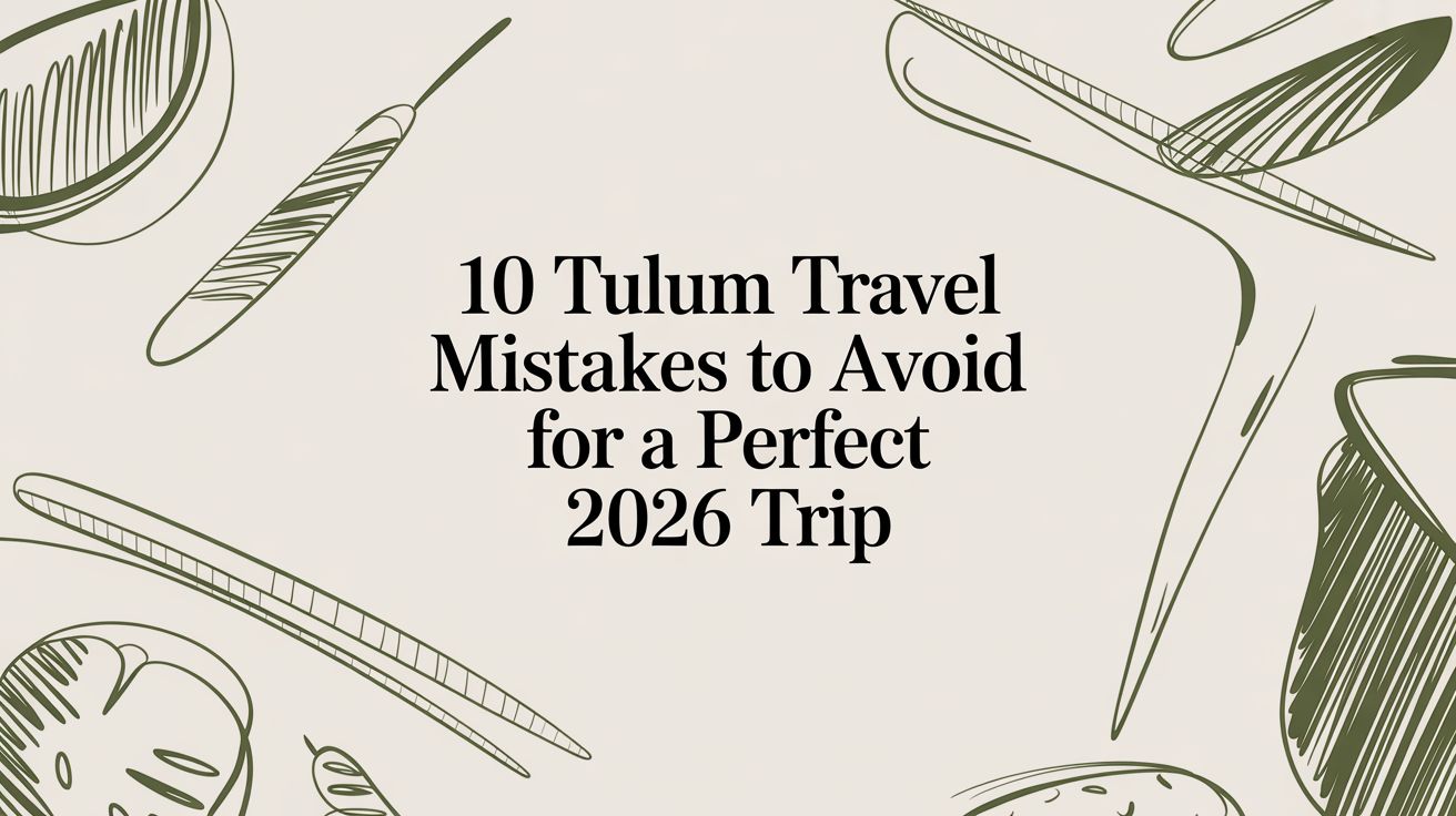 10 Tulum Travel Mistakes to Avoid for a Perfect 2026 Trip