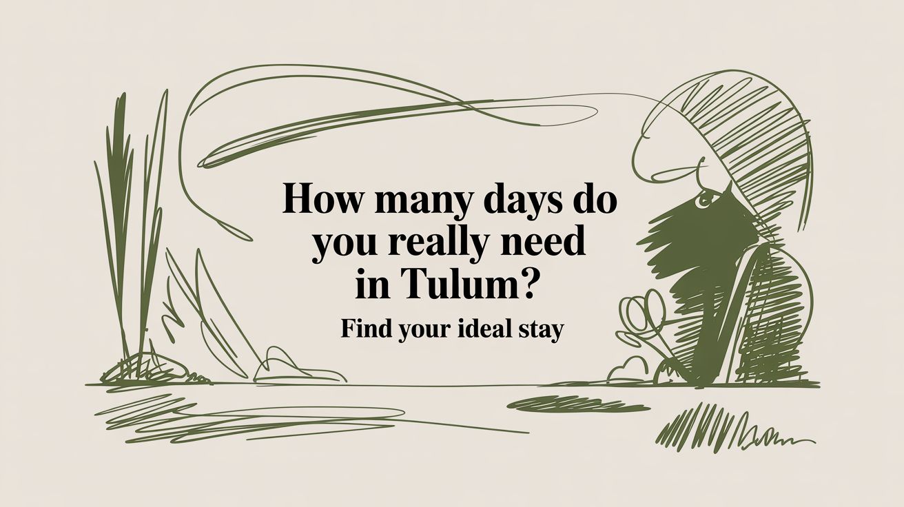 How Many Days Do You Really Need in Tulum?