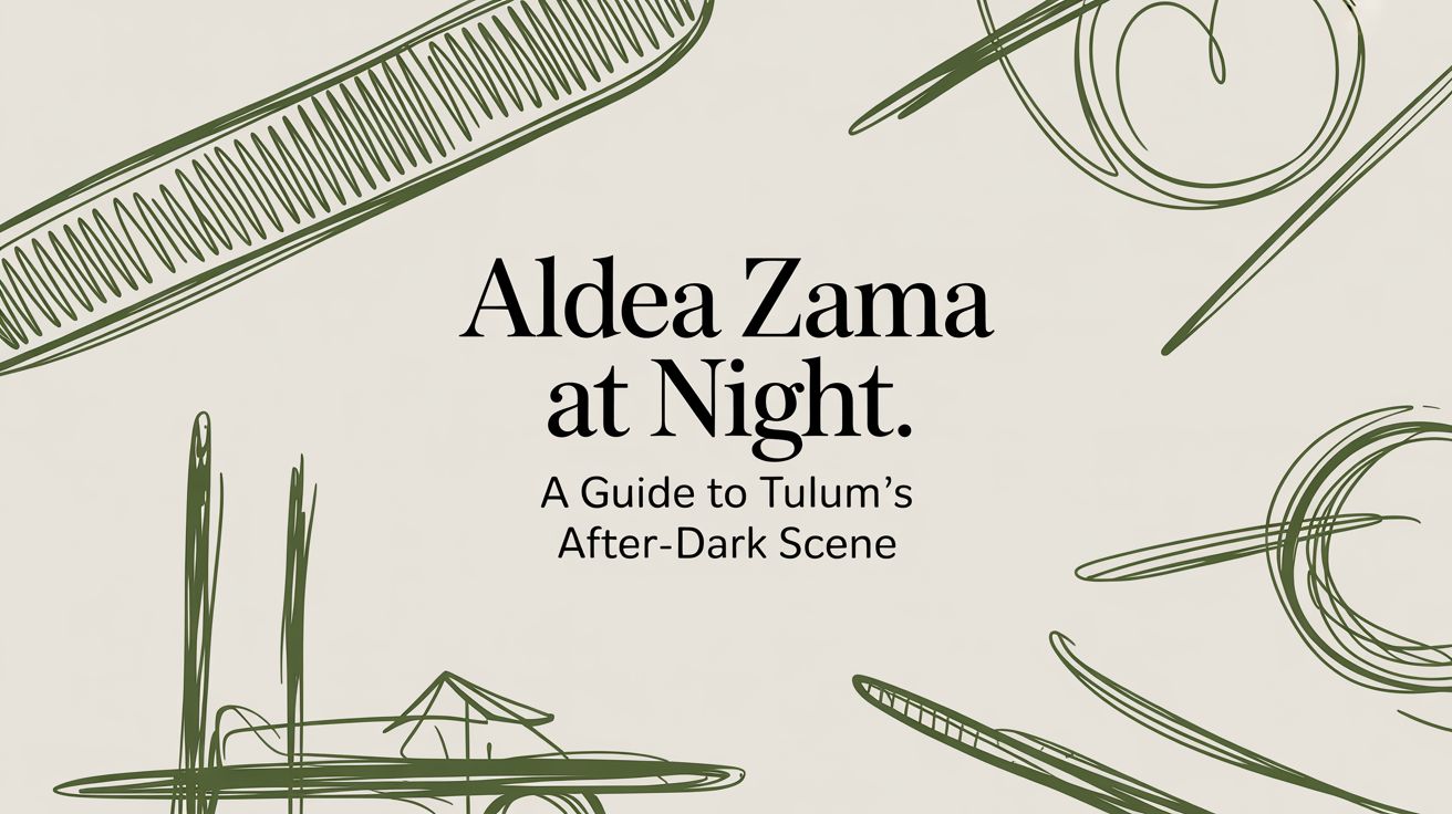 Aldea Zama at Night: A Guide to Tulum’s Evening Calm