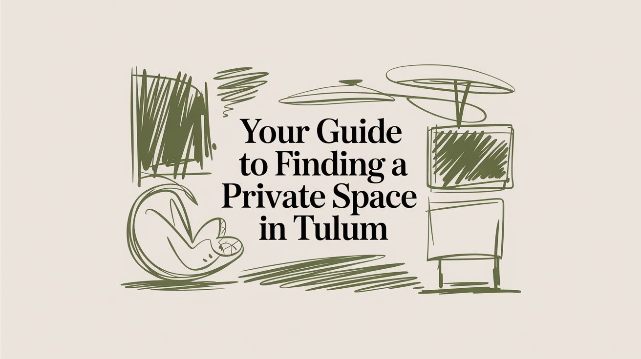 A Guide to Finding Private Space in Tulum
