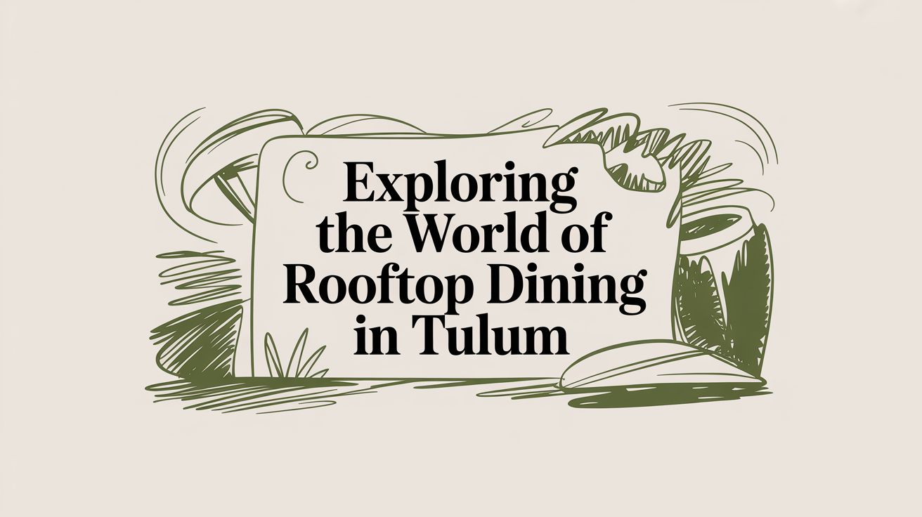 Exploring the World of Rooftop Dining in Tulum