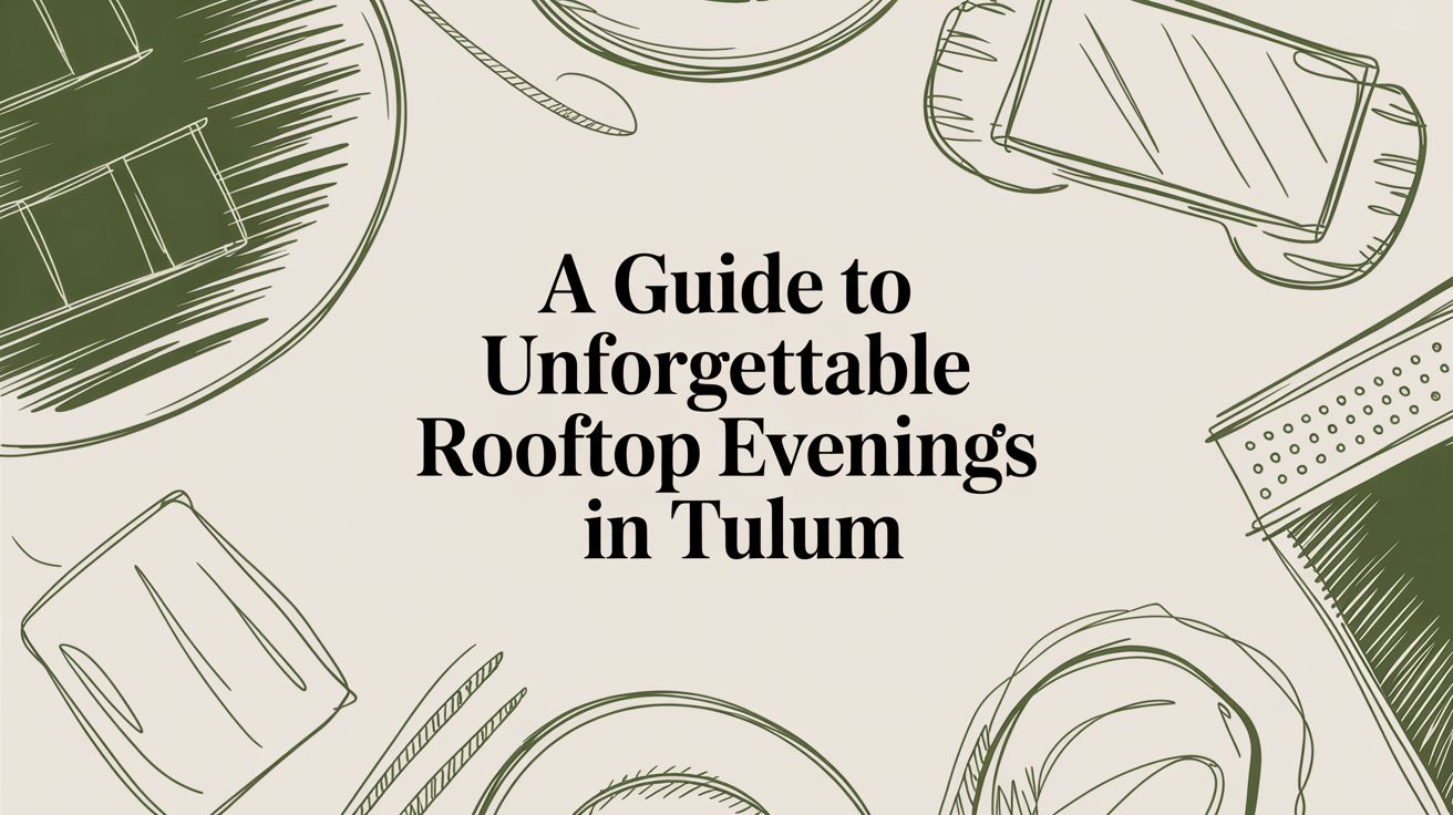 A Guide to Rooftop Evenings in Tulum