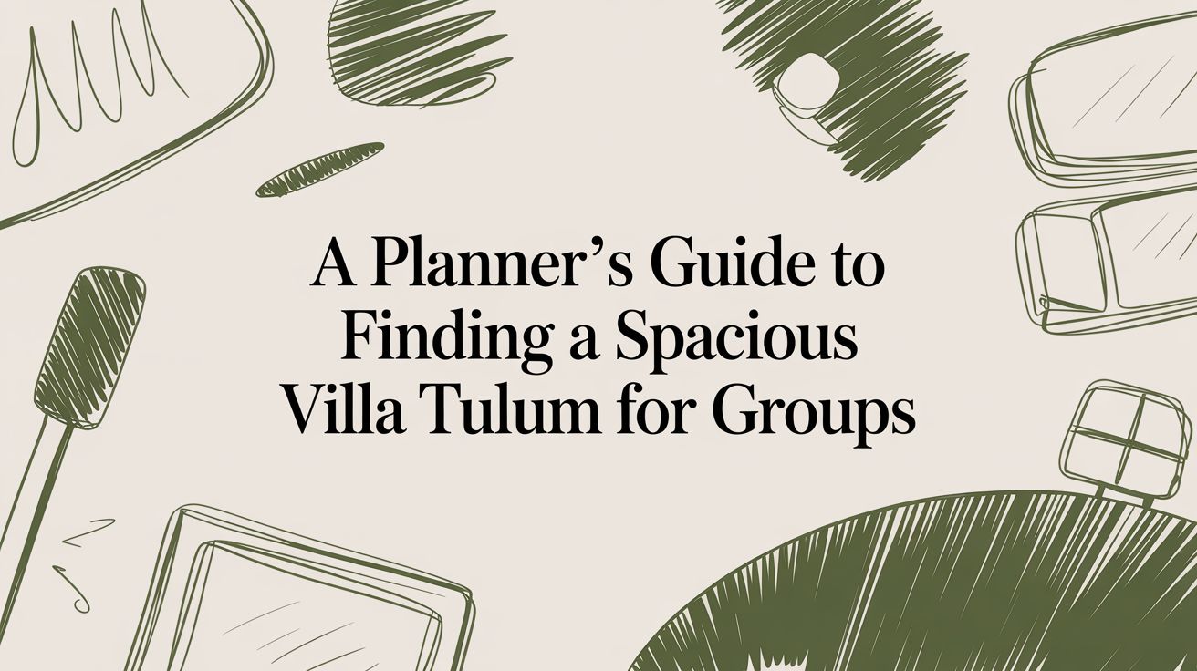 A Planner’s Guide to Finding a Spacious Villa in Tulum for Groups