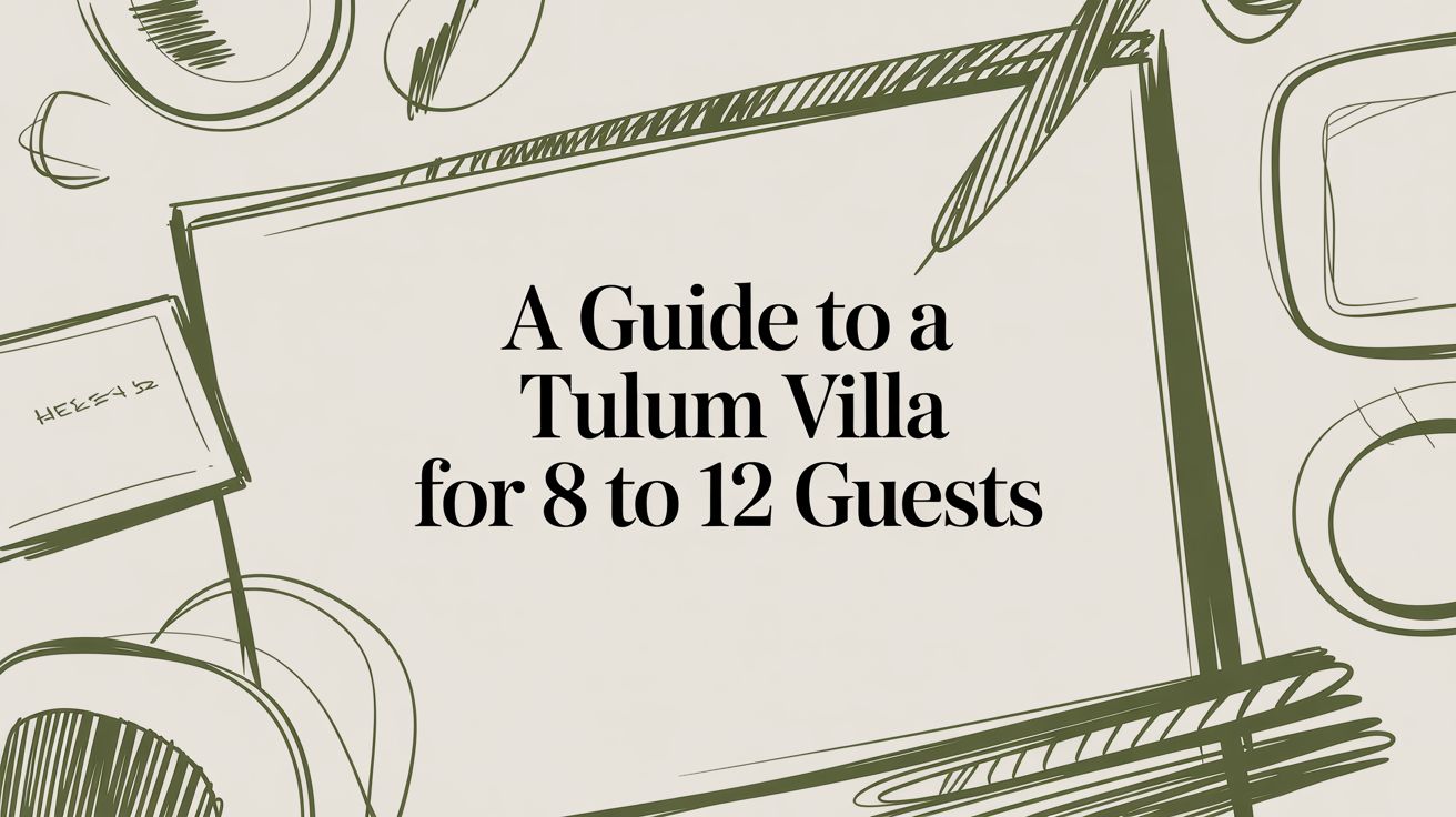 A Practical Guide to a Tulum Villa for 8 to 12 Guests