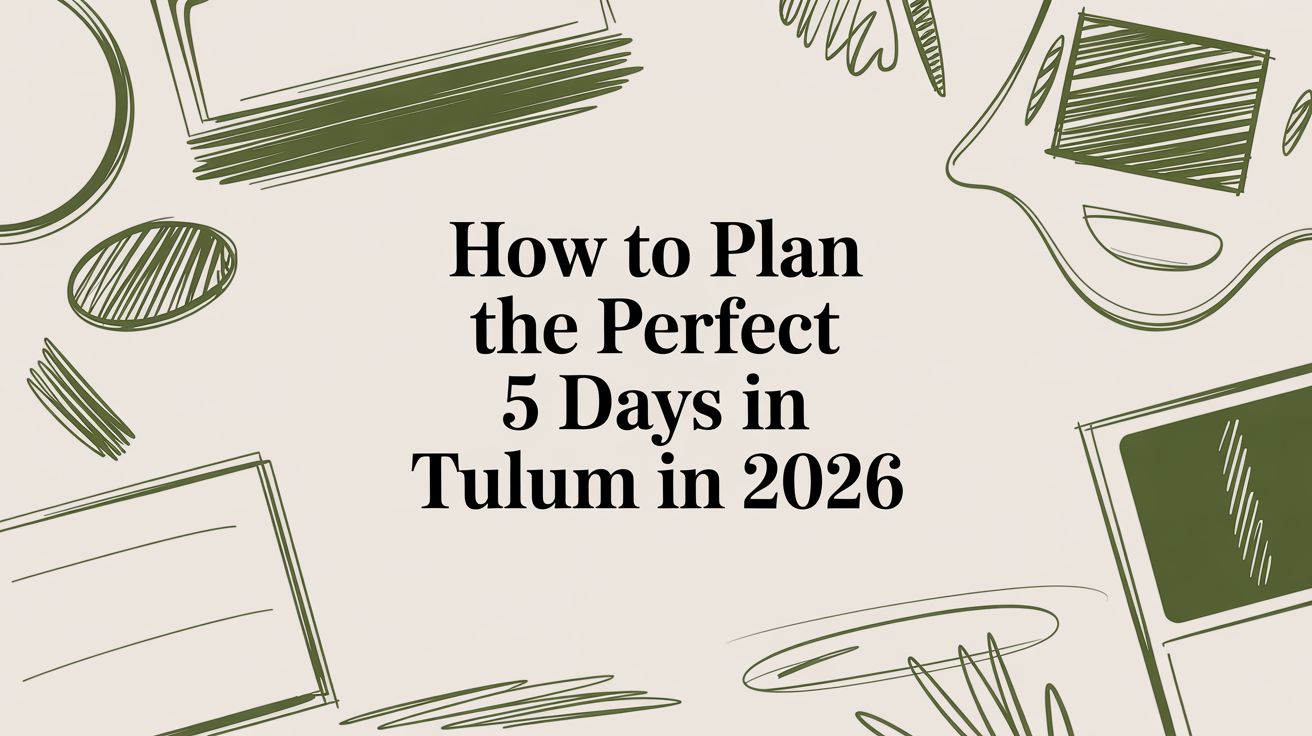 How to Plan the Perfect 5 Days in Tulum in 2026