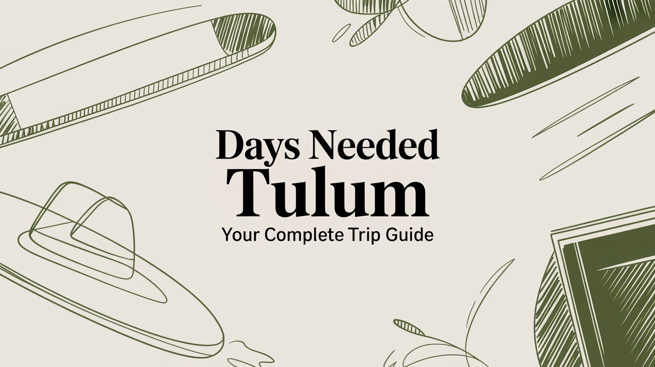 Days Needed Tulum: Your Complete Trip Guide