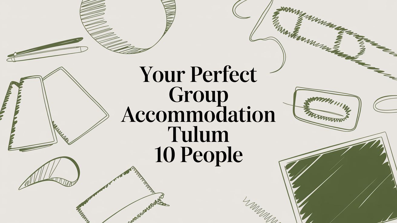 A Practical Guide to Group Accommodation in Tulum for 10 People