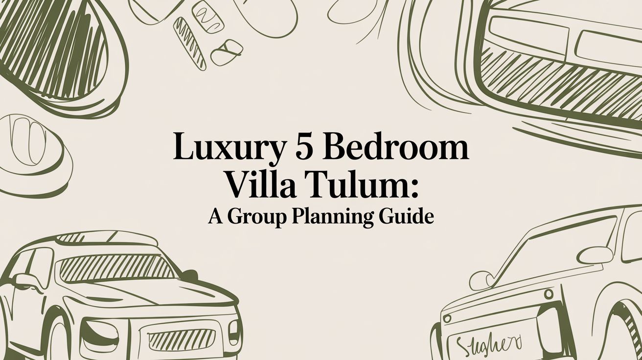 Luxury 5 Bedroom Villa Tulum: A Group Planning Guide