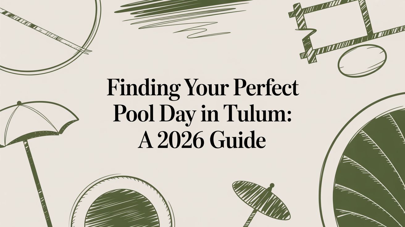 Finding Your Perfect Pool Day in Tulum: A 2026 Guide