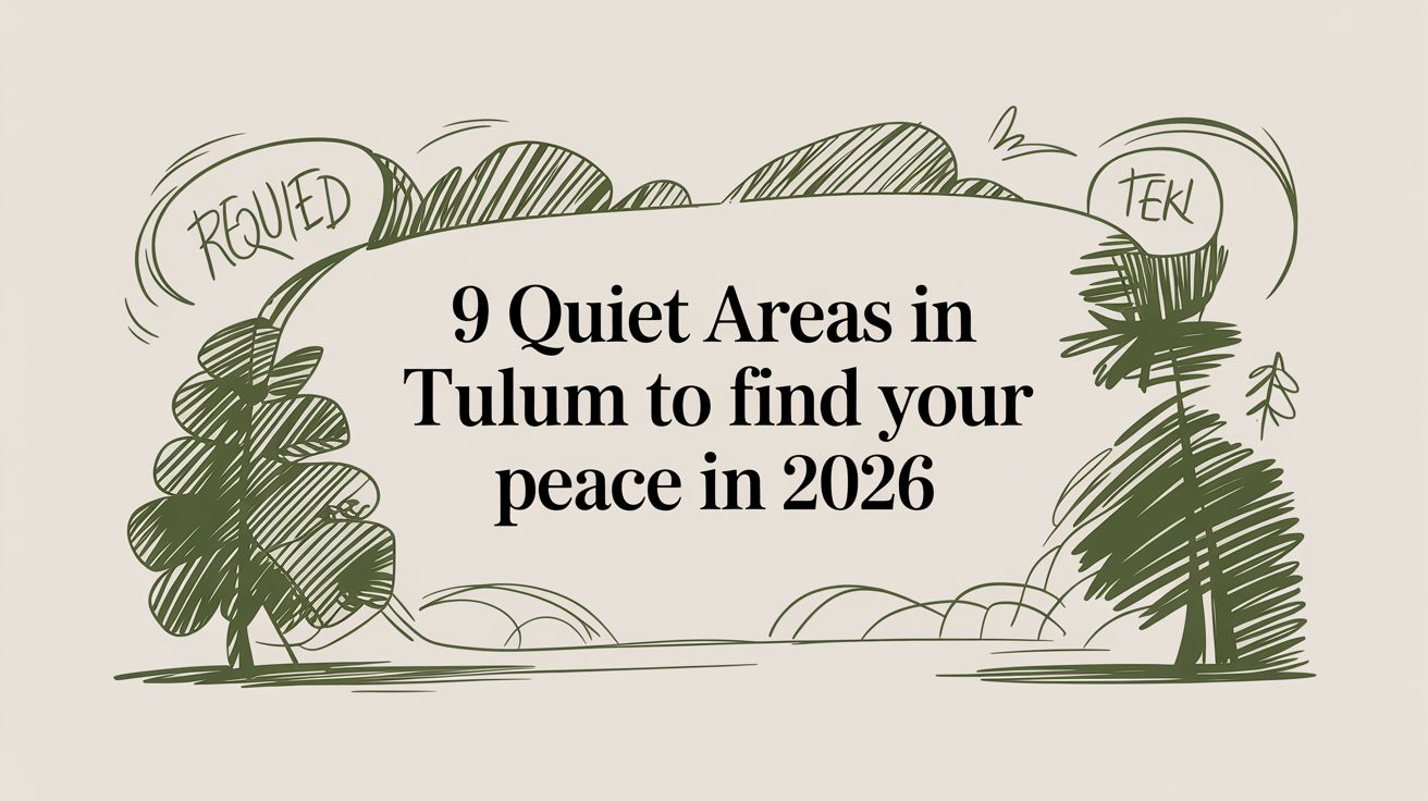 9 Quiet Areas in Tulum to Find Your Peace in 2026