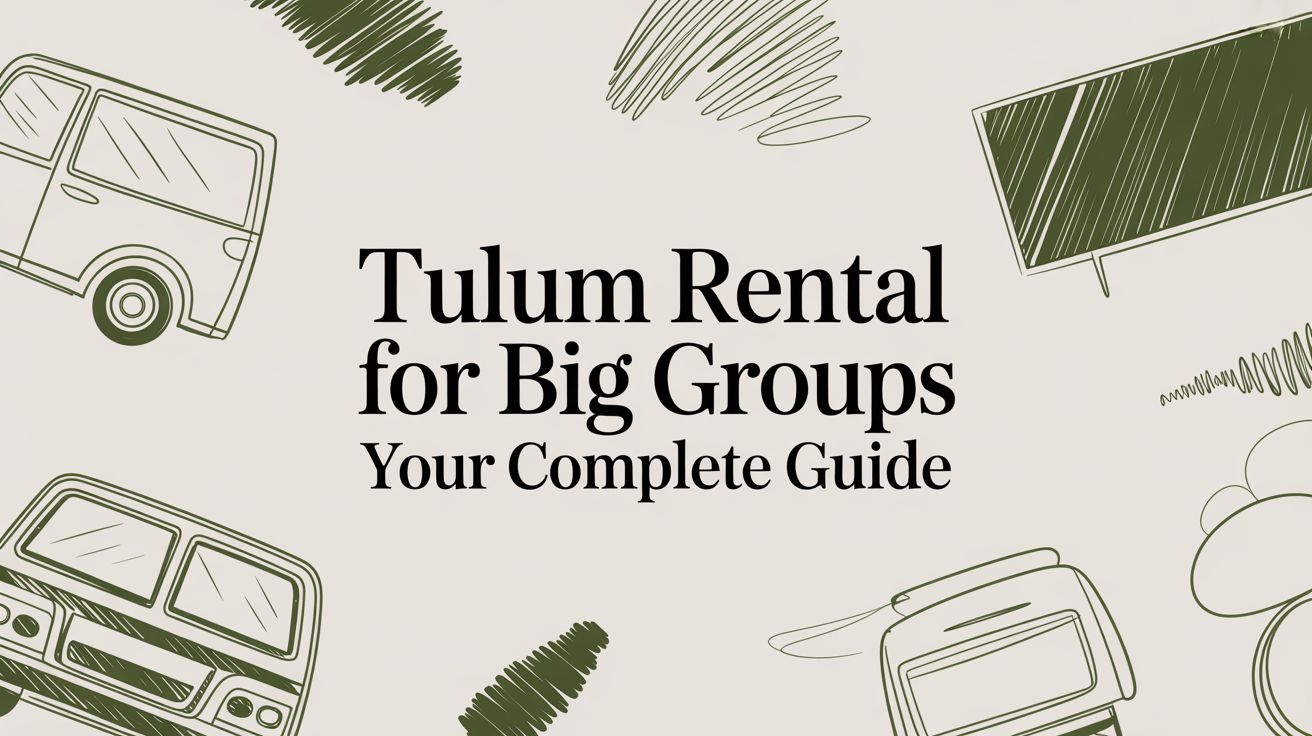 Finding a Tulum Rental for Big Groups: A 2026 Guide