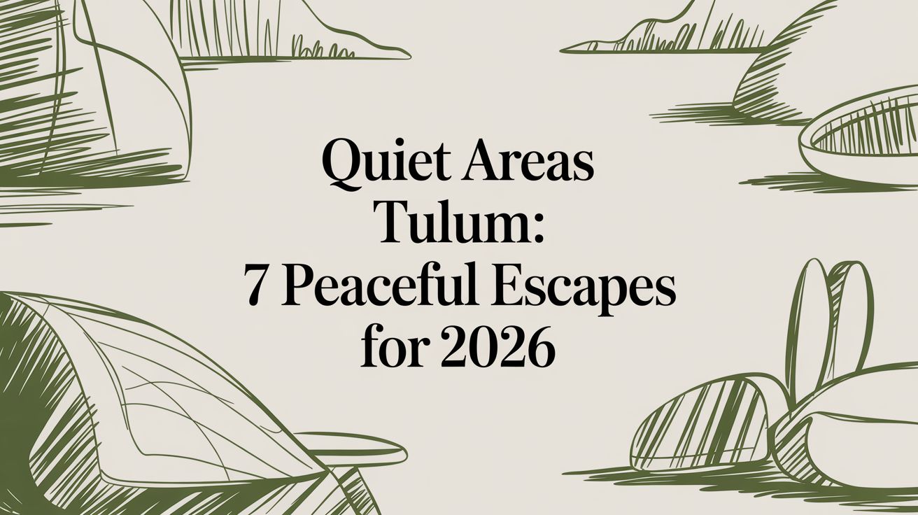 Quiet Areas Tulum for a More Peaceful 2026 Escape