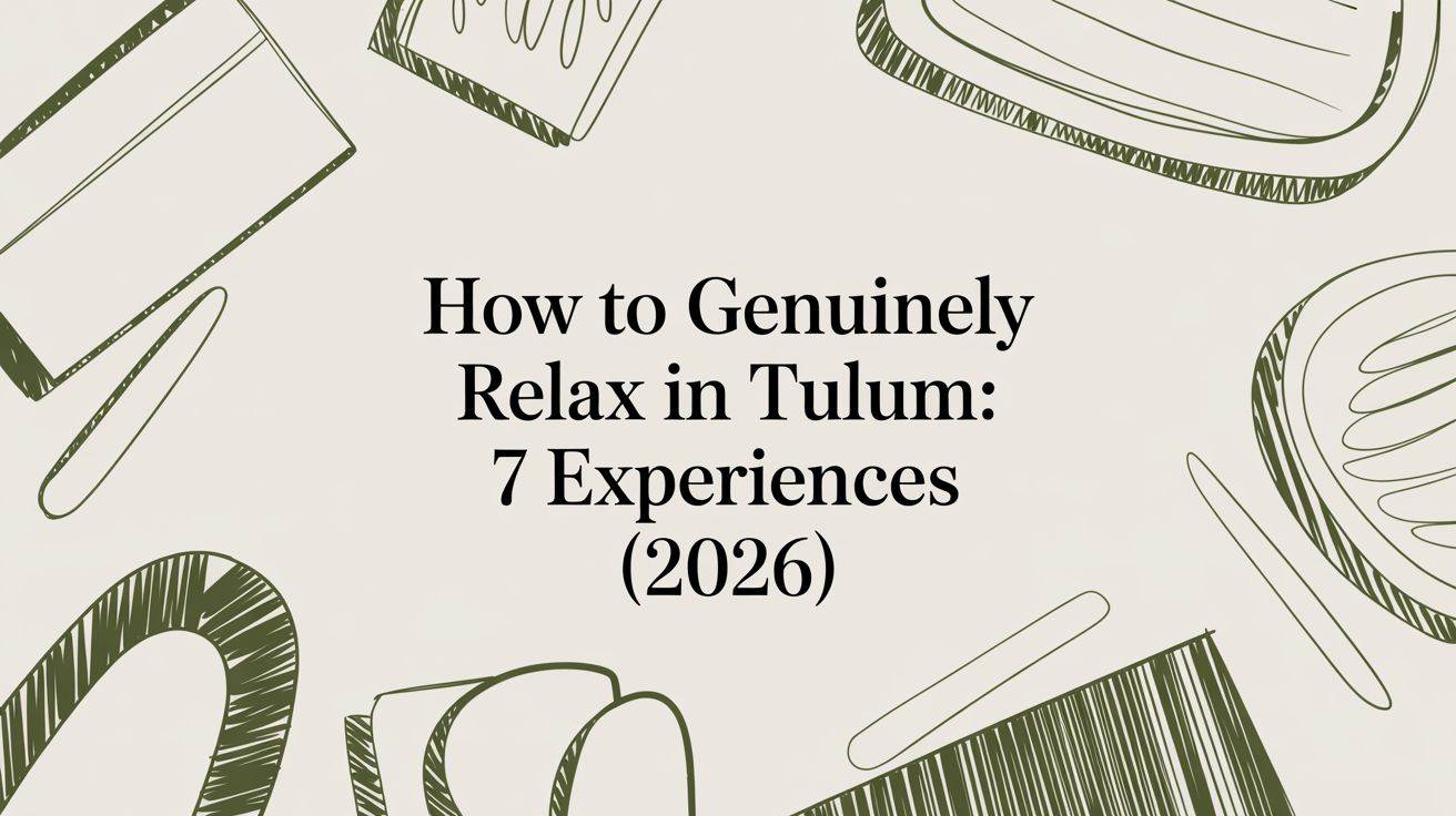 How to Genuinely Relax in Tulum: 7 Experiences (2026)