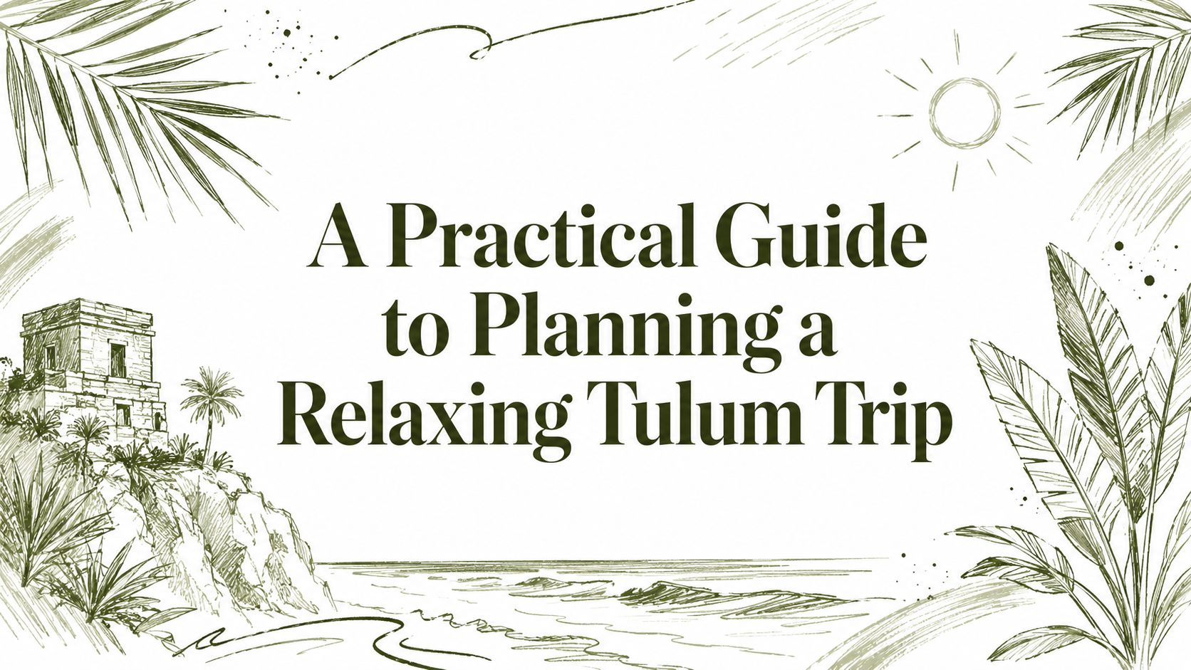 A Practical Guide to Planning a Relaxing Tulum Trip