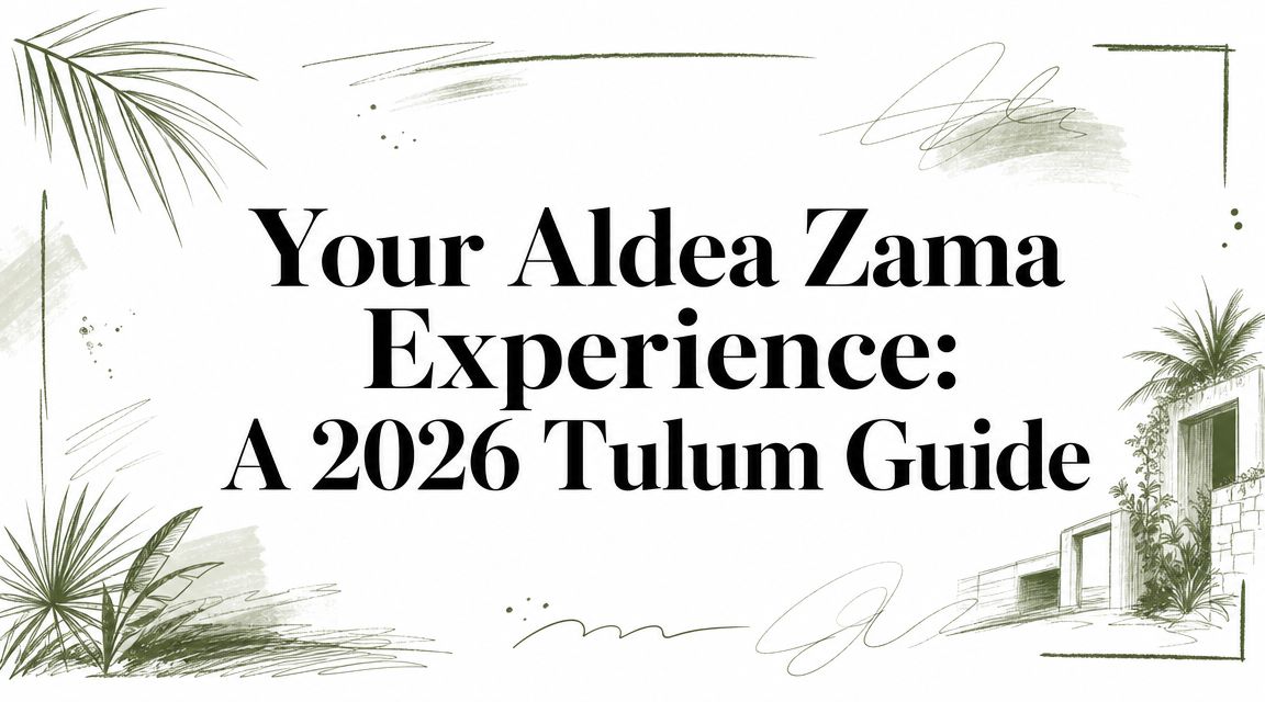Your Aldea Zama Experience: A 2026 Tulum Guide