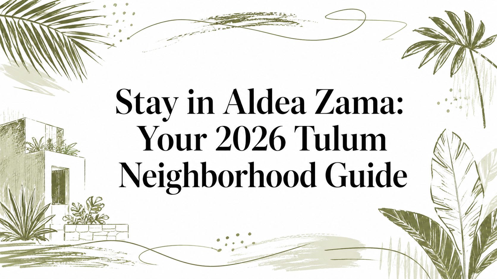 Stay in Aldea Zama: Your 2026 Tulum Neighborhood Guide