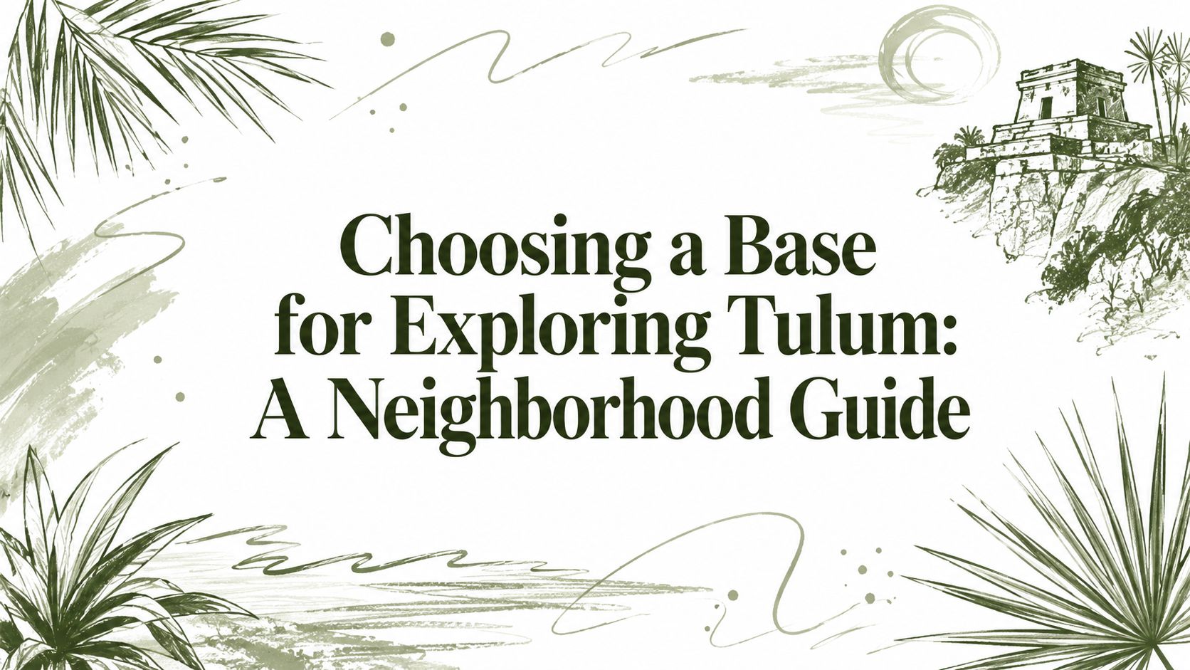 Choosing a Base for Exploring Tulum: A Neighborhood Guide