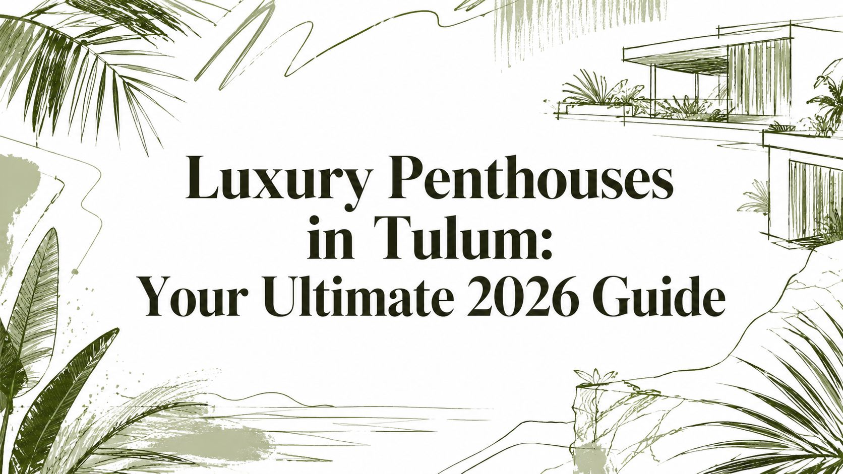 Luxury Penthouses in Tulum: Your Ultimate 2026 Guide