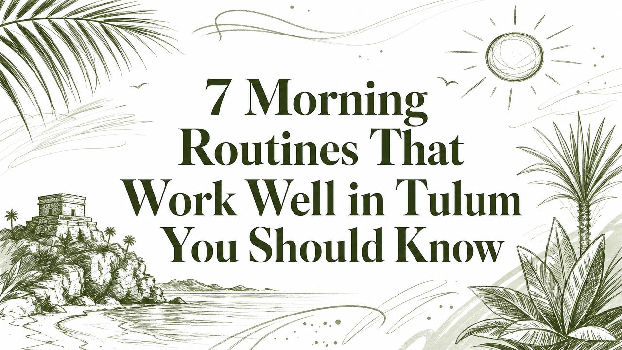 7 Morning Routines That Work Well in Tulum You Should Know