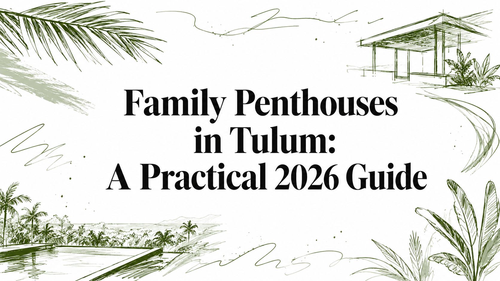 Family Penthouses in Tulum: A Practical 2026 Guide