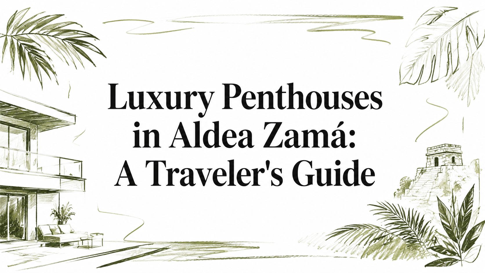 Luxury Penthouses in Aldea Zamá: A Traveler’s Guide