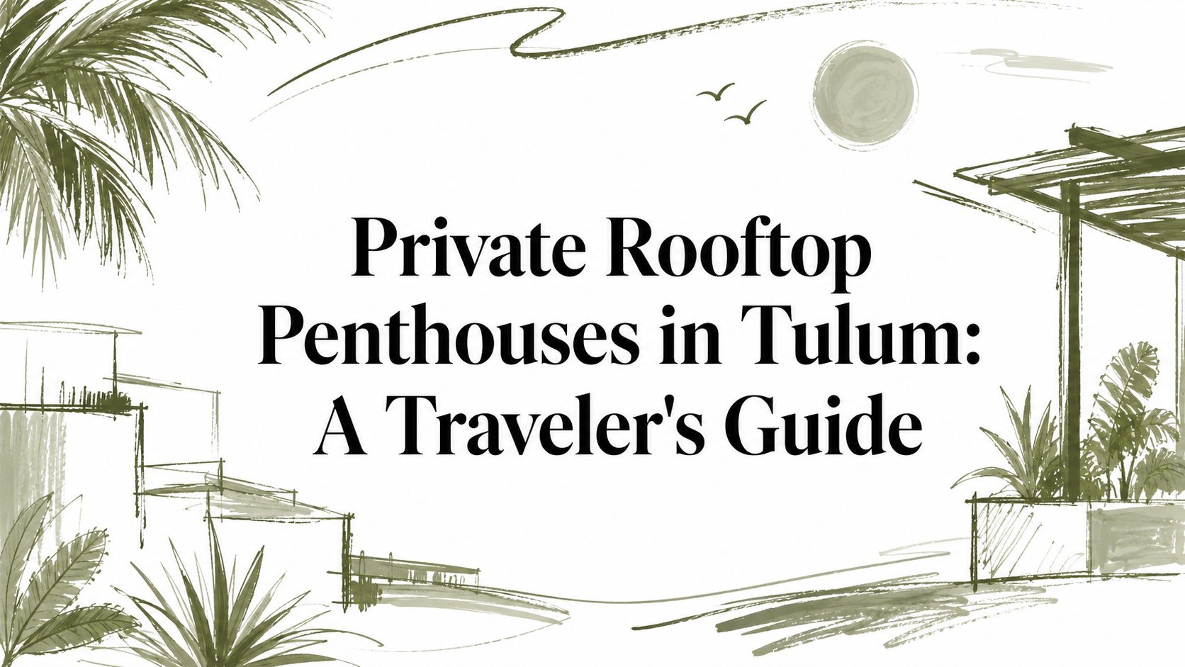 Private Rooftop Penthouses in Tulum: A Traveler’s Guide