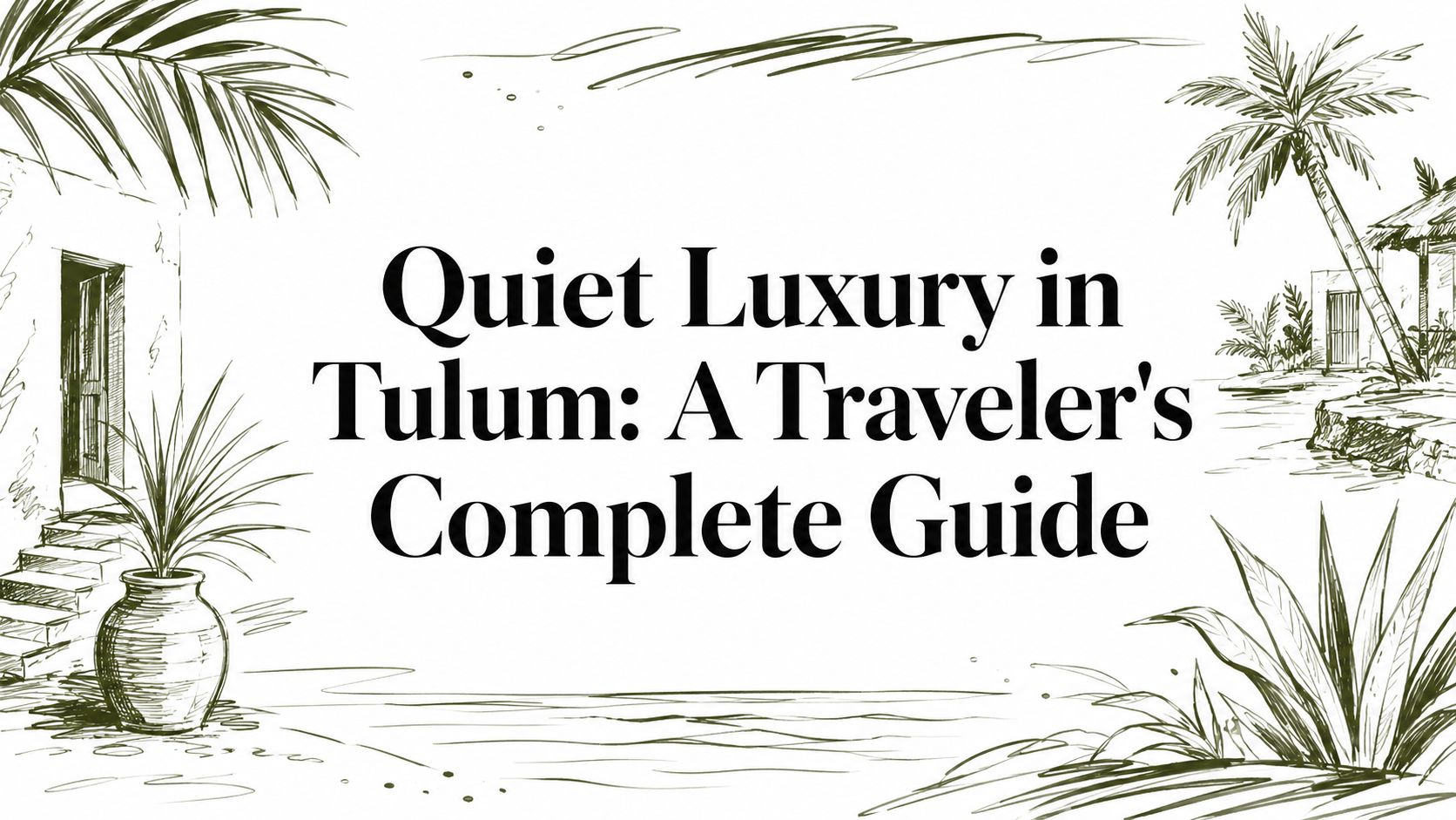 Quiet Luxury in Tulum: A Traveler’s Complete Guide