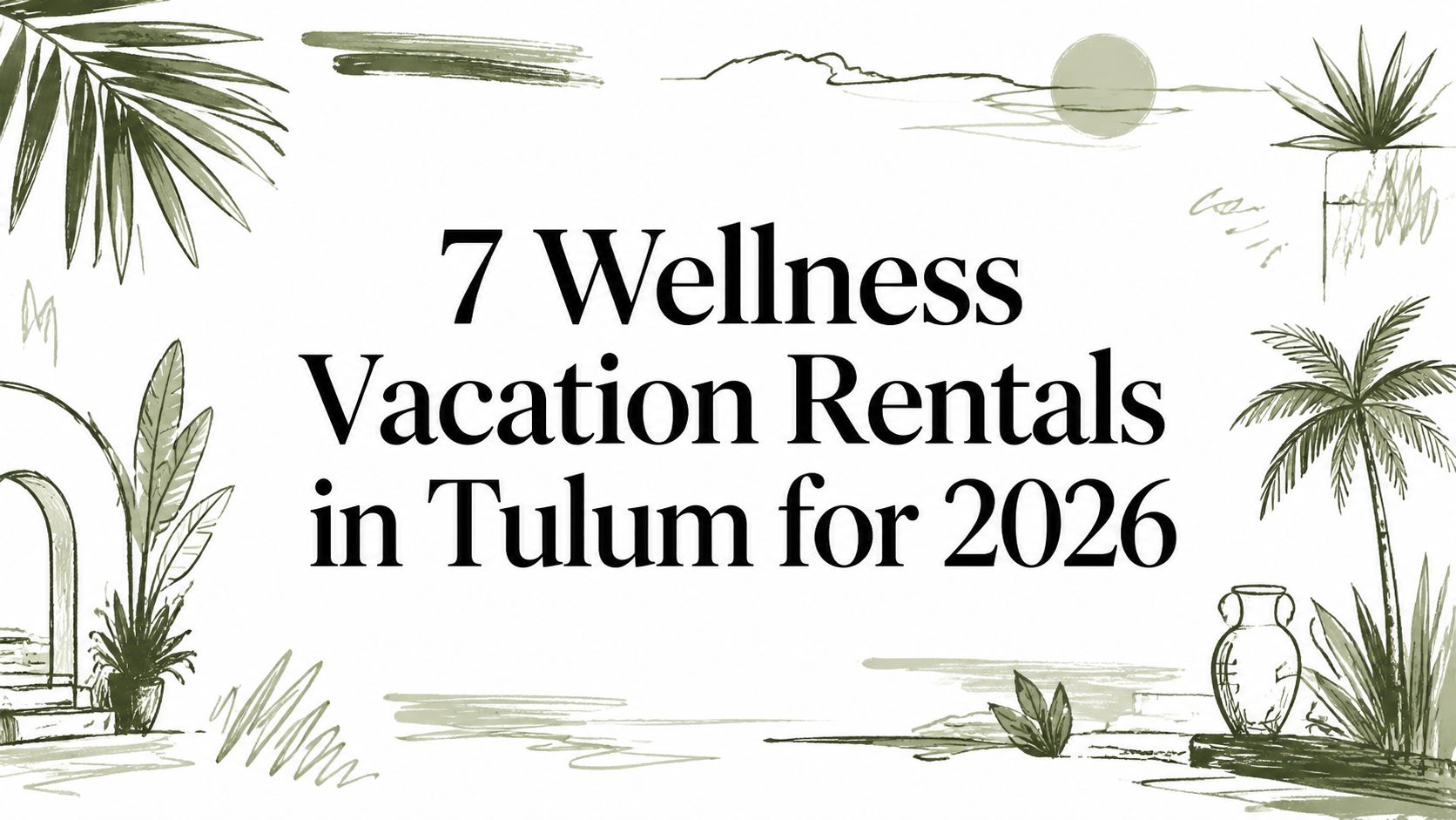 7 Wellness Vacation Rentals in Tulum for 2026