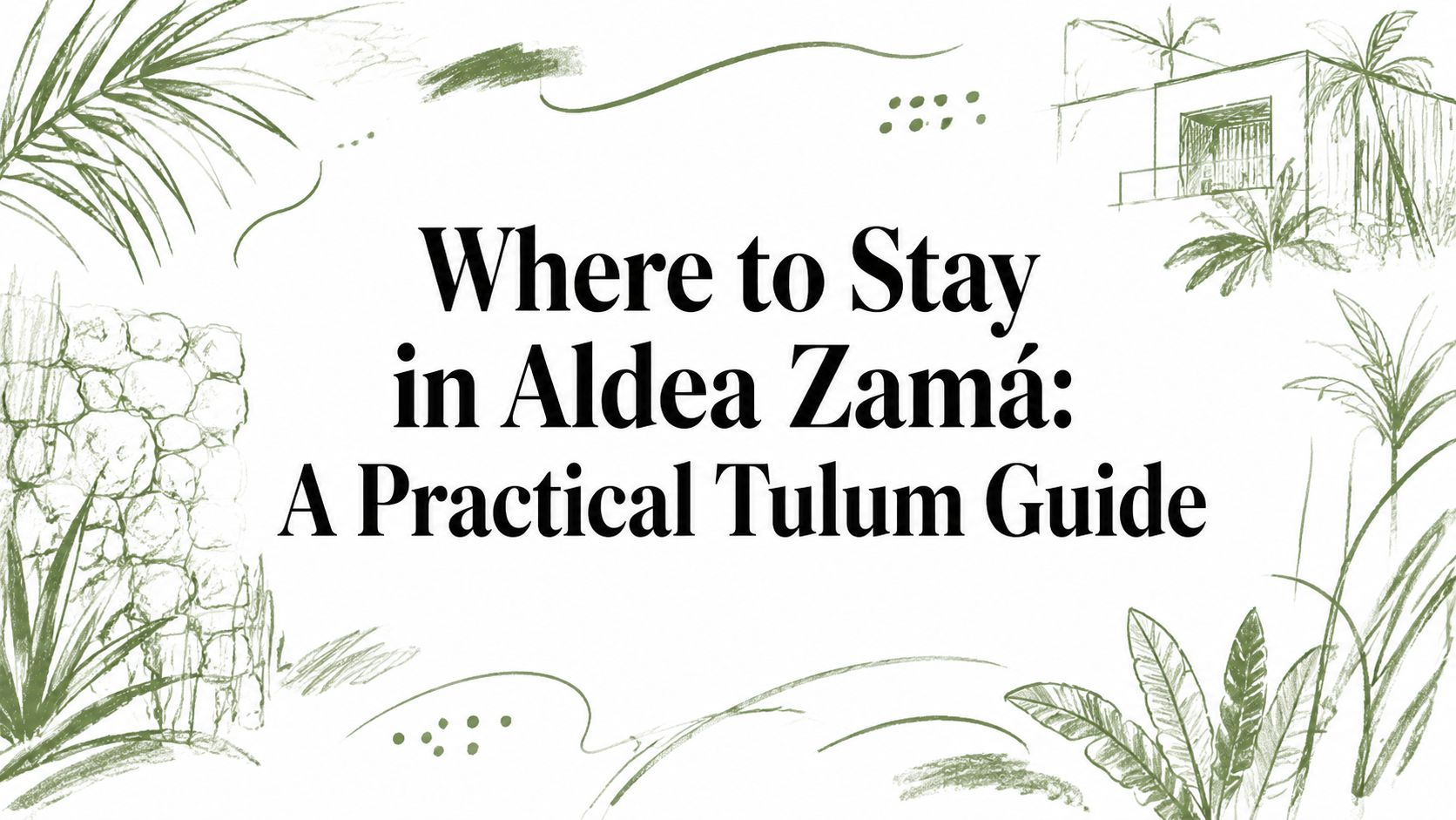 Where to Stay in Aldea Zamá: A Practical Tulum Guide