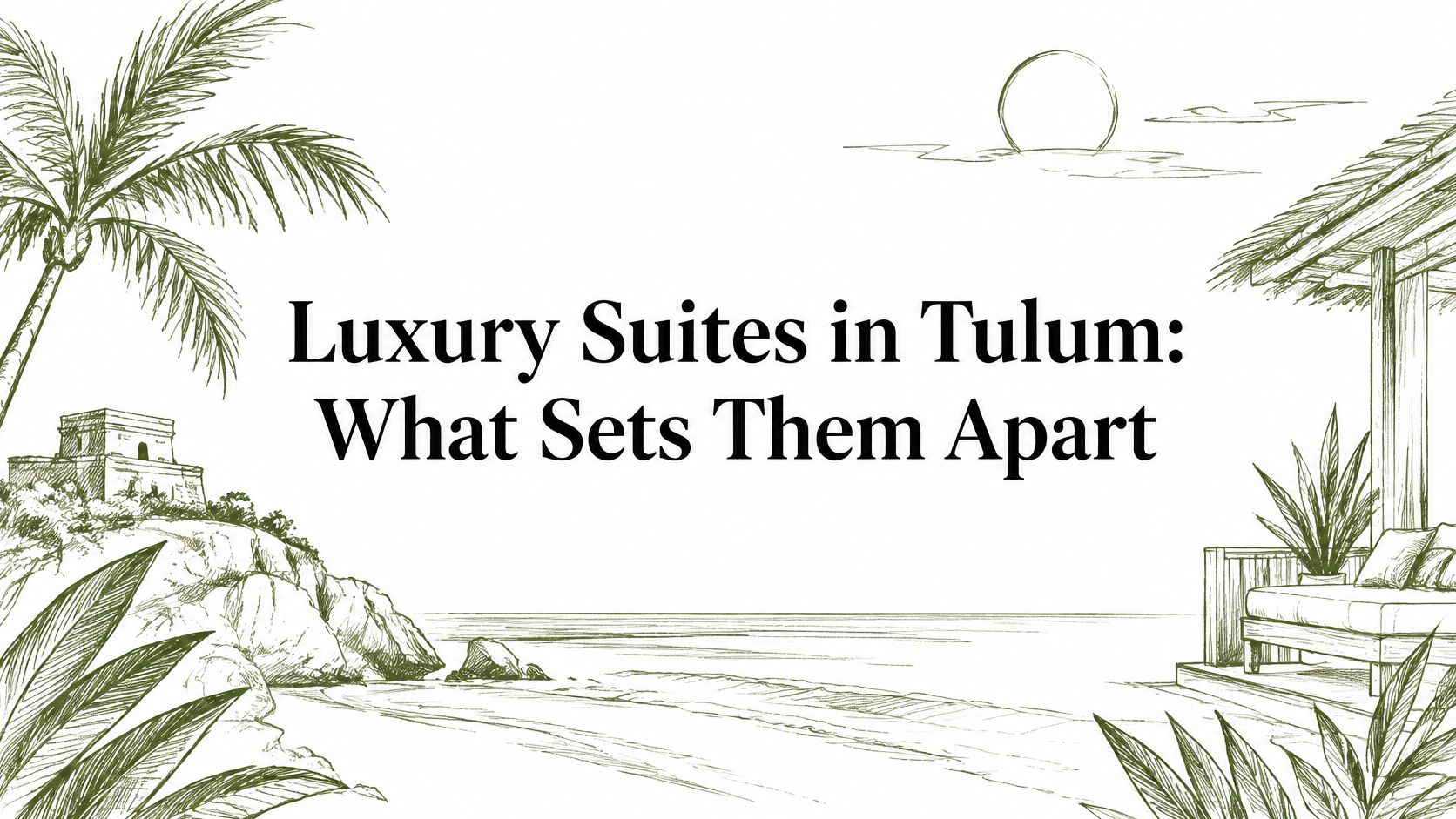 Luxury Suites in Tulum: What Sets Them Apart