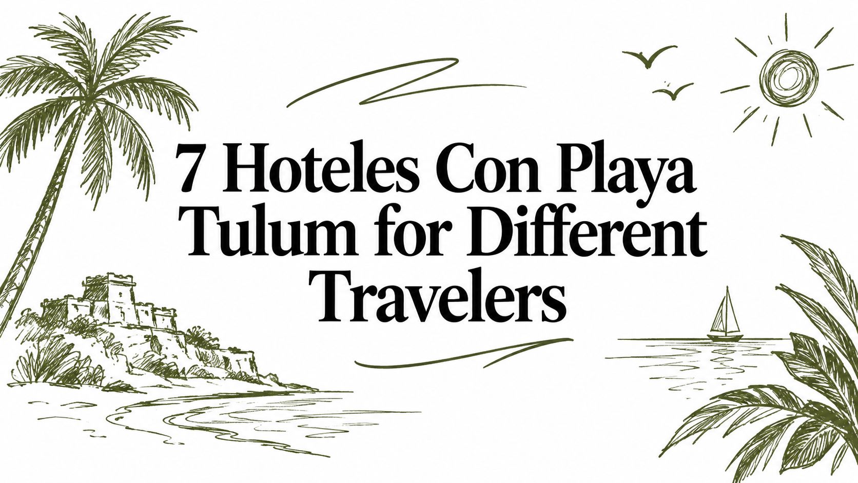 7 Hoteles Con Playa Tulum for Different Travelers